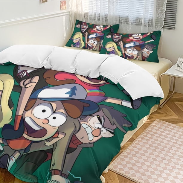Gravity Falls 3-Piece Bedding Set Soft Warm And Comfortable Bed Set
