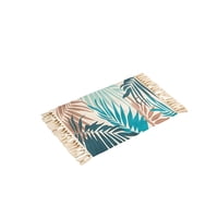 Genérico - Set De 3 Alfombras De Lino 60X90 Cm Para Bajada De Cama V6