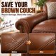 thumbnail image 2 of Brown Leather Repair Kit for Furniture, Couches and Car Seats, 2 of 3