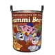 thumbnail image 1 of Las Aventuras de los Osos Gummi Cesta de lavandería de gran capacidad redonda con asa, bolsa para ropa sucia plegable, almacenamiento para dormitorio, baño y lavadero 44x35 cm, 1 of 6
