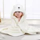thumbnail image 3 of Toalla y Capa para Baño de Algodón Extra Suave Con capucha Oso Blanco para Bebés y Niños, 3 of 5