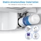 thumbnail image 3 of Reemplazo de filtros de agua para refrigerador Fancial, compatible con Whirlpool, paquete de 3, 3 of 6