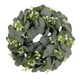 thumbnail image 4 of Corona Grande De Hojas Verdes, Corona Navide?a Artificial Para Ventana De Patio, Estilo De Boda H, 4 of 5