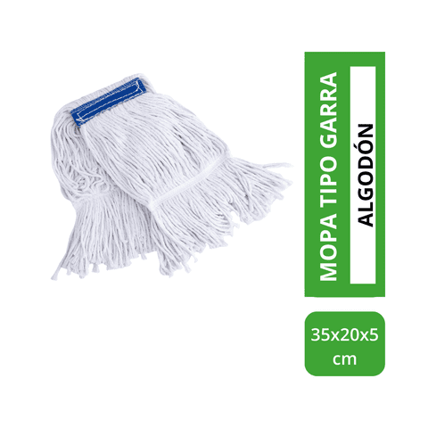 All Clean - Mopa De Algodón Tipo Garra Blanco