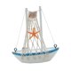 thumbnail image 5 of Mini Modelo De Barco De Vela De Estilo Mediterráneo De Madera Retro Decoración Náutica # 5, 5 of 5