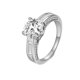 thumbnail image 1 of Anillos de Compromiso de Moissanita de 2 Quilates para Mujer Color D VVS1 Anillo de Diamante de Oro Anillos de Boda de Plata Esterlina S925 para Mujer Anillo de Moissanita, 1 of 7