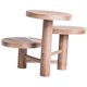 thumbnail image 5 of Soporte De Madera Para Maceta, Estante Redondo De Flores De 3 Pisos Para Mesa, Escritorio De Oficina, 5 of 5
