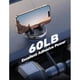 thumbnail image 2 of Soporte de teléfono ajustable para coche - Soporte para salpicadero, agarre de silicona antideslizante, giratorio 360°, inclinación vertical 30°, ajuste universal para smartphones, negro-Plata, 2 of 6