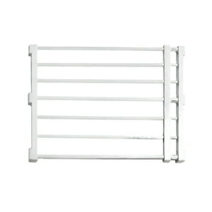 Genérico - Barrera Protectora De Puerta Extensible Puerta De Perro Retráctil Para Casa De Pasillo Interior 56To100Cmx42Cm Blanco