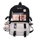 thumbnail image 1 of Get Ready for School with Our Kawaii Student Backpack - Simple Preppy Style with Front Pocket for Easy Access, 1 of 5