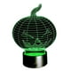 thumbnail image 4 of Lampara Ilusion 3D Calabaza de 7 colores, Base touch, 4 of 7