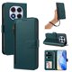 thumbnail image 1 of Funda con Billetera para [Xiaomi Redmi Note 14 Pro 4G] con Bolsillo Zipper y Tarjetero Verde pavo real, 1 of 6