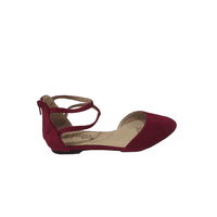 Todopiel - Ballerina Gamuza Ecológica Zas90 Rojo