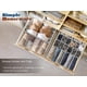 thumbnail image 4 of Organizador de ropa interior para armario, separador de cajones, 7 piezas, gris, 4 of 9