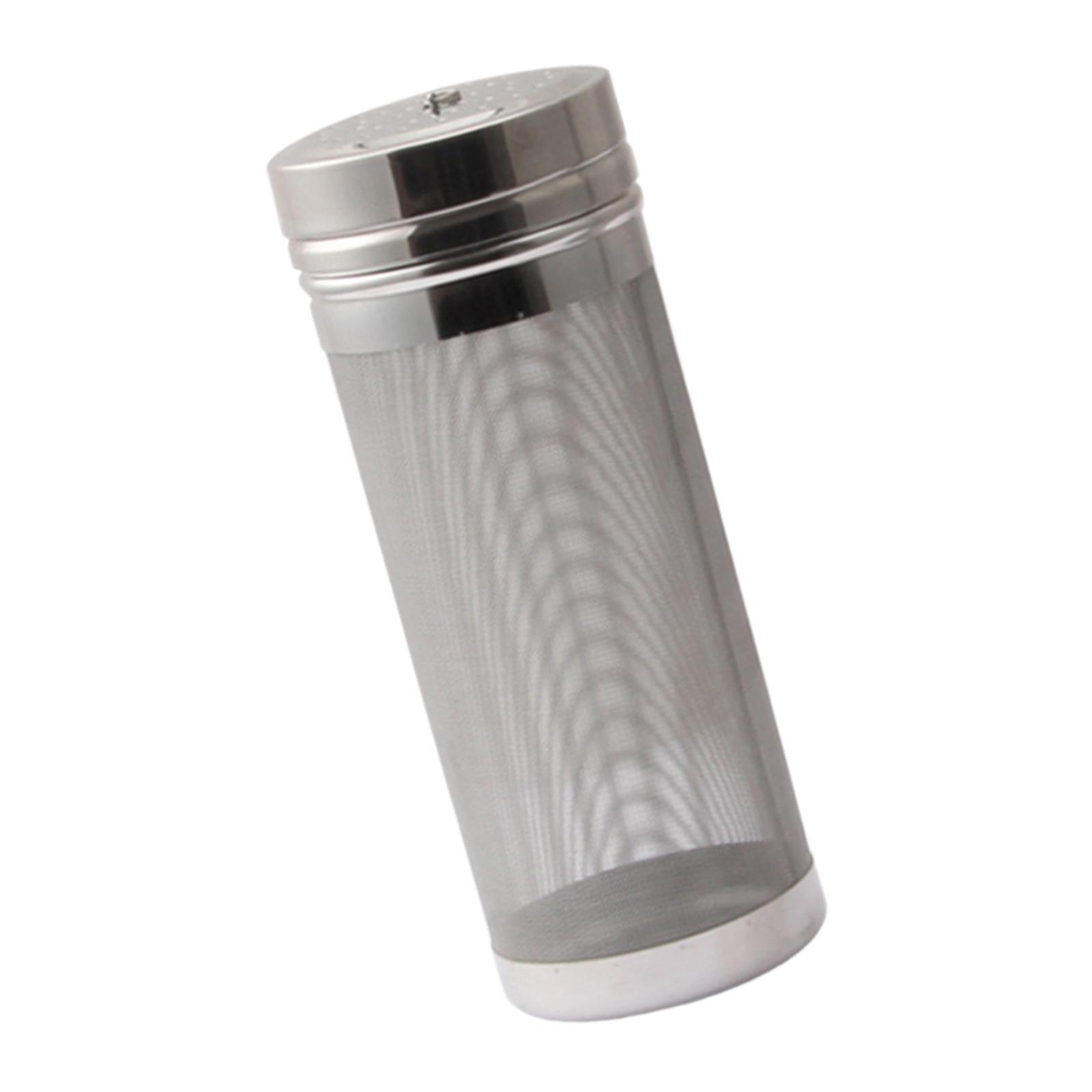 Magideal - Filtro De Lúpulo Seco De Cerveza, Filtro De Lúpulo Seco De Cerveza, Colador De Filtro De Cerveza/Vino De Metal De Cuello Ancho Para Hervidor De Cervez 7X18Cm