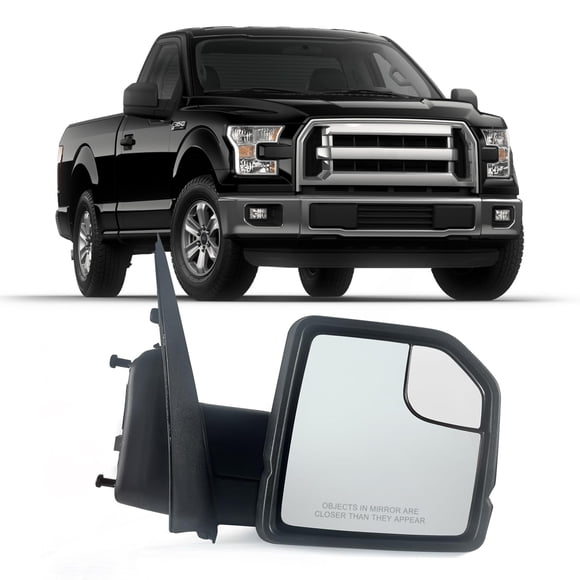 Espejo lateral derecho eléctrico con punto ciego Lqito para Ford F-150