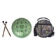 thumbnail image 1 of Los mazos de acero de 5.5 '' con tambor de lengüeta llevan una bolsa para regalo de ni?os verde, 1 of 5