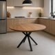 thumbnail image 2 of Mesa comedor rustic madera de 100cm, 2 of 2