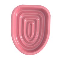 Ioensy - Entrenador De Inodoro Para Gatos, Asiento Urinario De Plástico Para El Hogar, Orinal, Juego De Entrenamiento Para Inodoro Para Gatos, Rosa, Solo Bandeja