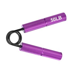 Ioensy - Ejercitador Entrenador De Fuerza Fitness Muñeca Gimnasio Atletas Mano Agarre Fortalecedor Violeta 50 Lb