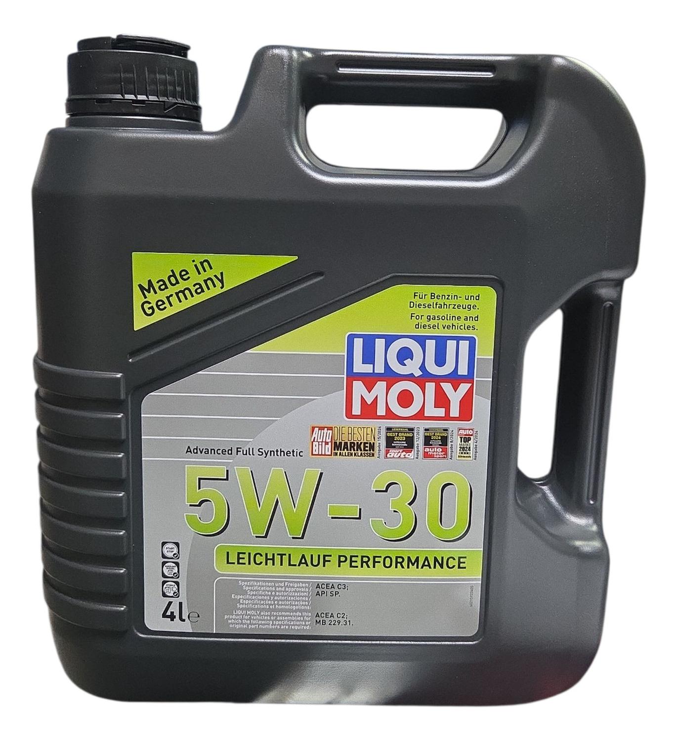 Aceite Para Motor 5W 30 Liqui Moly Leichtlauf Sintetico 4L