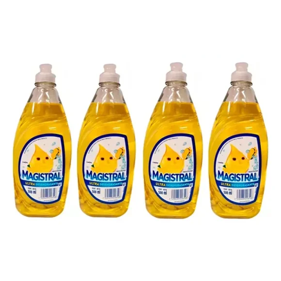 Pack 4U Magistral lavalozas concentrado ultra limon 500ml