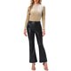 thumbnail image 2 of INSPIRE CHIC Blusa de Manga Larga con Cuello Simulado de Terciopelo Brillante Metálico para Mujer M Beige, 2 of 6
