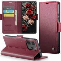 Caseme Tipo Cartera Xiaomi Redmi Note 14 4G Con Cierre Magnético, Rfid, Tarjetero, Soporte, Carga Inalámbrica