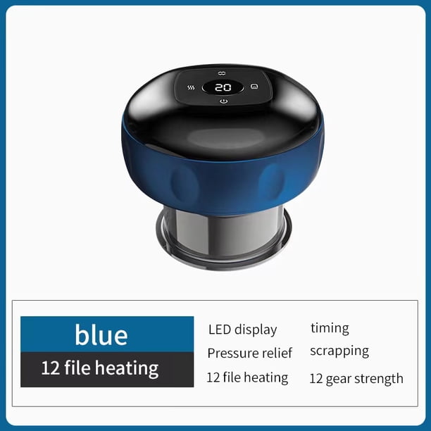 Intelligent Vacuum Cupping Massage Device Electric Heating Scraping Suction Cups Physical Fatigue Relieve Health Guasha Cans