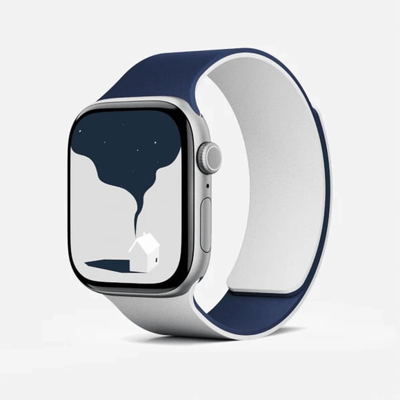 Correa MOFT Snap Duo para Apple Watch 38 40 41 42mm Azul Blanco