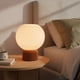 thumbnail image 2 of Lámpara Mesa Velador Brown Glow Luz Cálida E27 + Ampolleta, 2 of 3