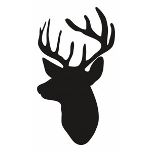 Rienda Libre Graphics - Decomural Stag Head Woodland Animals Ws-17165
