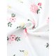 thumbnail image 5 of INSPIRE CHIC Conjunto de Salón para Mujeres Manga Corta Volante Estampado Floral Cuello Redondo Pantalones de Pierna Ancha 2 Piezas Pijamas XL Blanco, 5 of 6