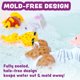 thumbnail image 4 of Juguetes de baño Tub Works Savanna sin moho, paquete de 6 unidades para bebés y niños pequeños, 4 of 9