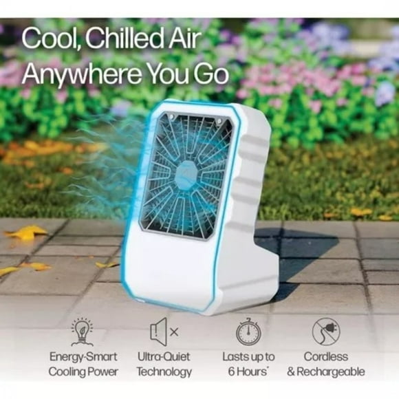 Enfriador Aire Portátil Con Agua Artic Cool Recargable 40cm Color Blanco