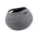 thumbnail image 4 of Cesta De Almacenamiento Tejida, Estantes Organizadores, Cesta Decorativa, Cesta Redonda Para Plantas, Gris, 4 of 5