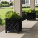 thumbnail image 1 of Macetero exterior 2 piezas Pure Garden 39 x 39 x 42 cm negro, 1 of 7