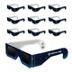 thumbnail image 1 of Gafas para eclipse solar Medical King (paquete de 10) 2024 CE e ISO, 1 of 6