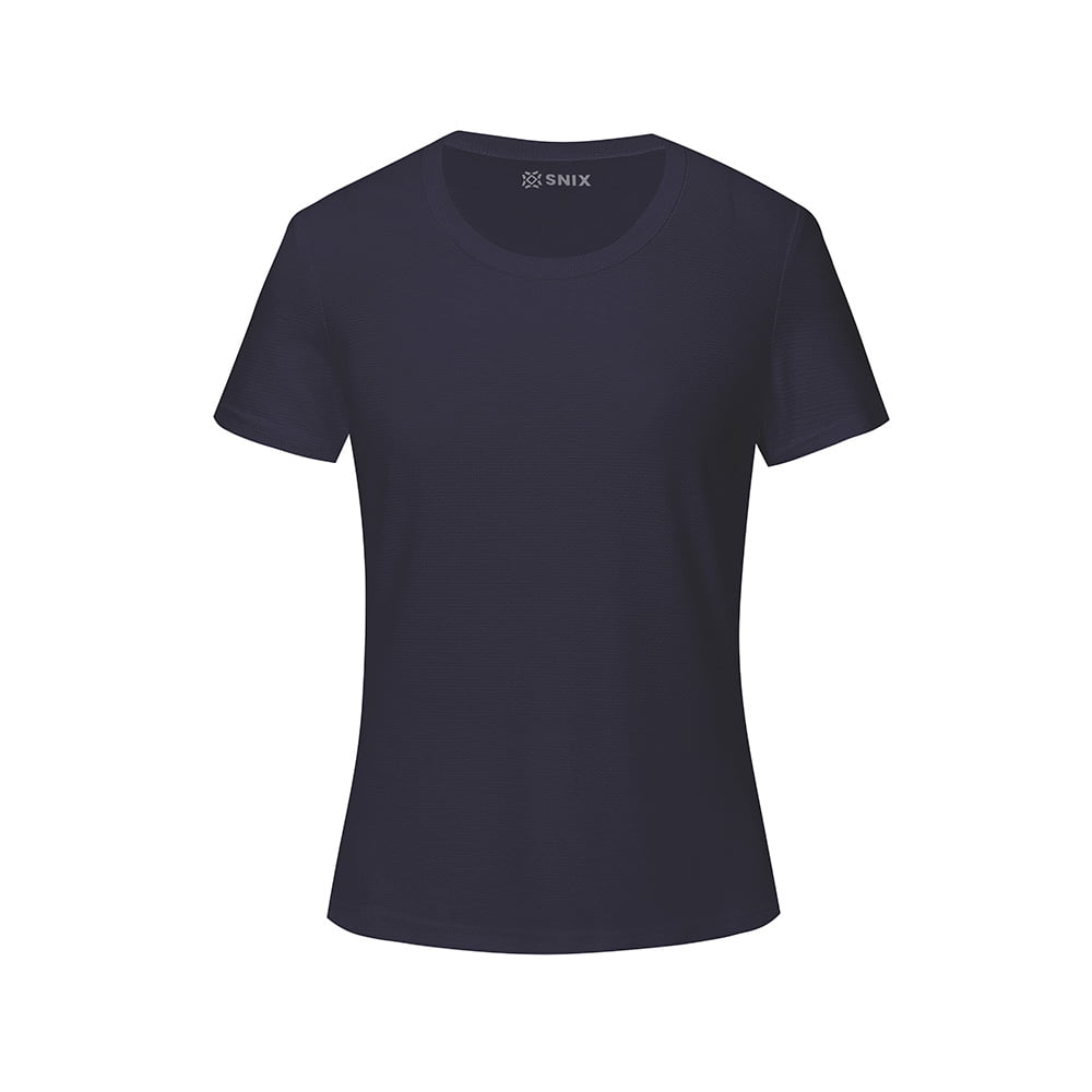 Snix - Polera Femenina Dry Fit - Azul Marino Talla Xxl