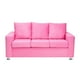 thumbnail image 1 of Sofa Kendy 3c Felpa 12 Rosado, 1 of 6