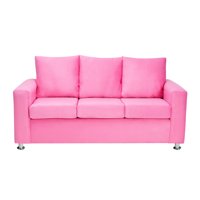 Bodevir - Sofa Kendy 3C Felpa 12 Rosado