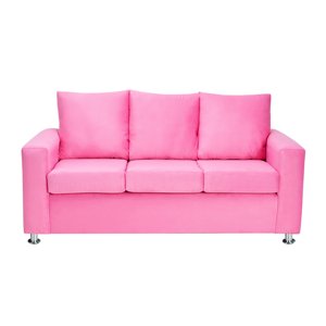 Bodevir - Sofa Kendy 3C Felpa 12 Rosado