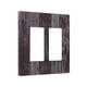 thumbnail image 2 of Tapa decorativa para enchufe Oilbiexn estilo madera vintage de 2 módulos, 2 of 8