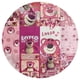 thumbnail image 3 of Oso Lotso Alfombra Redonda de Felpa Coral, Antideslizante, No Desprende Pelusas, Lavable y Duradera para Salón, Dormitorio y Habitación de Niños 60cm, 3 of 6