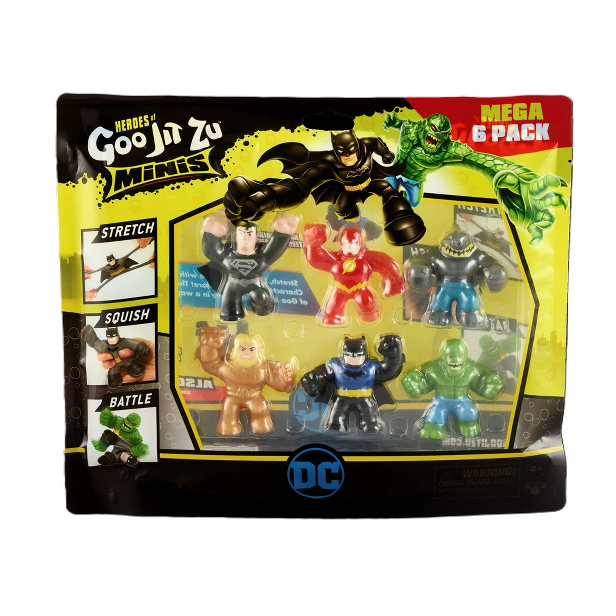 Goo Jit Zu Dc Minis Mega X 6
