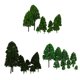 thumbnail image 5 of 36 Piezas Arquitectura Paisaje Modelo árboles Tren Ferrocarril Paisaje HO OO Escala, 5 of 5