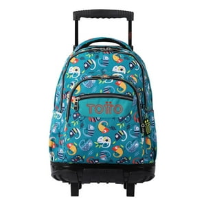 Mochila Urbana Notebook Escolar Ruedas Totto Classic Niño
