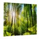 thumbnail image 4 of 2 paneles / set cortinas de cortina de impresión 3d para sala de estar dormitorio sunshine forest, 4 of 5