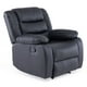 thumbnail image 5 of Berger Reclinable Moderno PU Berlin Negro KM060RBL, 5 of 13