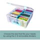 thumbnail image 3 of Caja de almacenamiento ArtBin Super Satchel con doble compartimento profundo, 3 of 9
